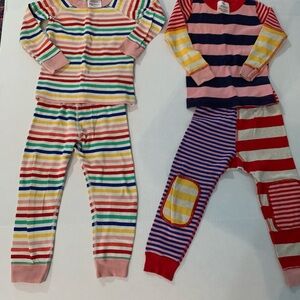 Colorful Striped Kids Pajamas Set